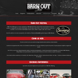 Página interior de  BarnOut.com
